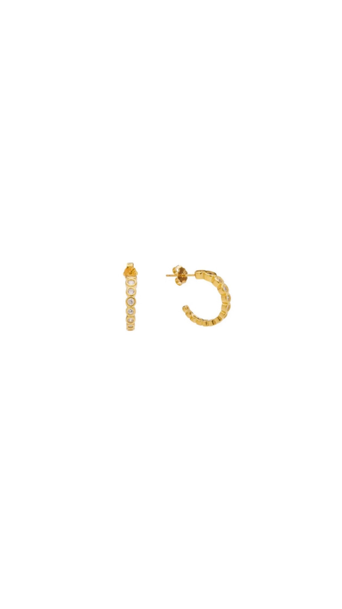 Alba Petit Crystal earrings - Goldplated